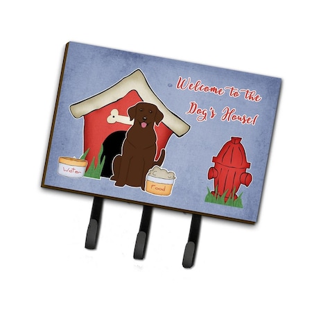 Carolines Treasures Dog House Collection Chocolate Labrador Leash or Key Holder BB2810TH68